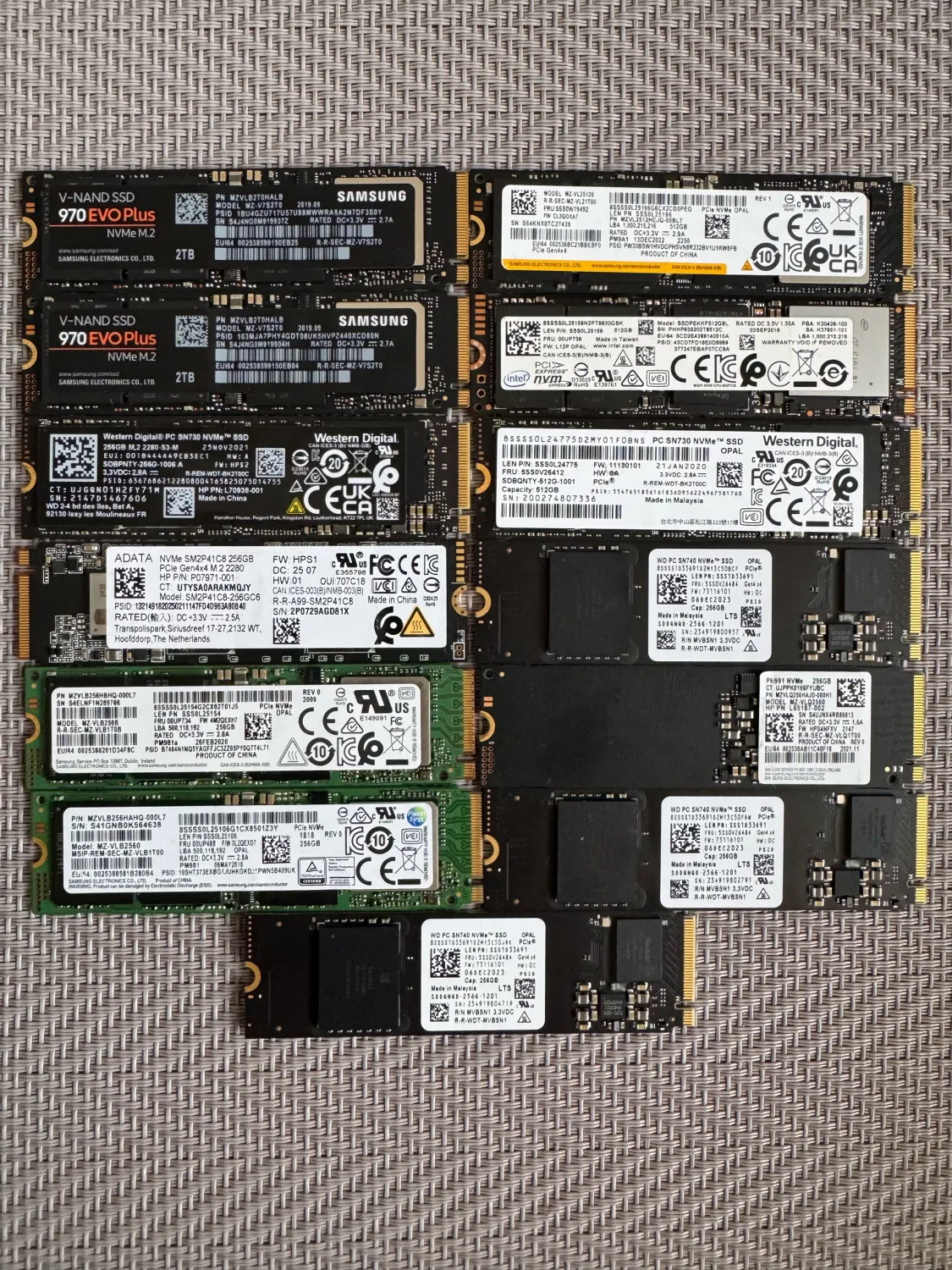 SSD, RAM per laptop, RAM per pc