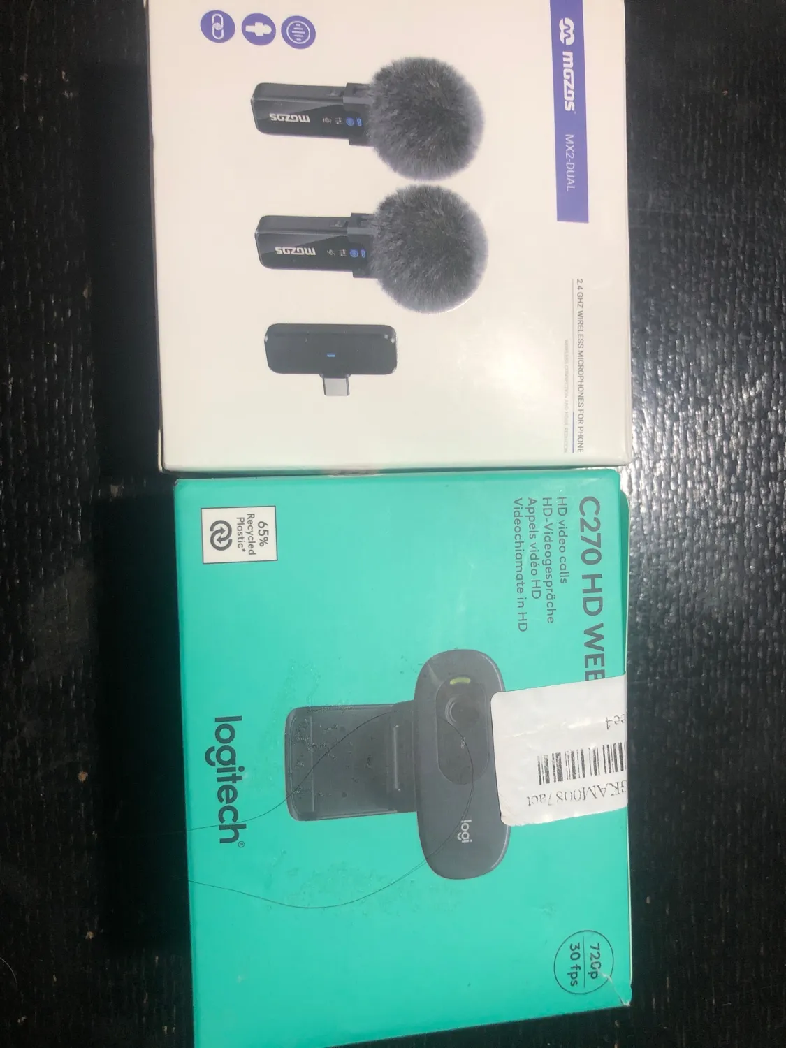 Mikrofon pa kabllo Mozos MX2-DUAL (2 copë + receiver)	•	Kamerë Logitech C270 HD (720p)