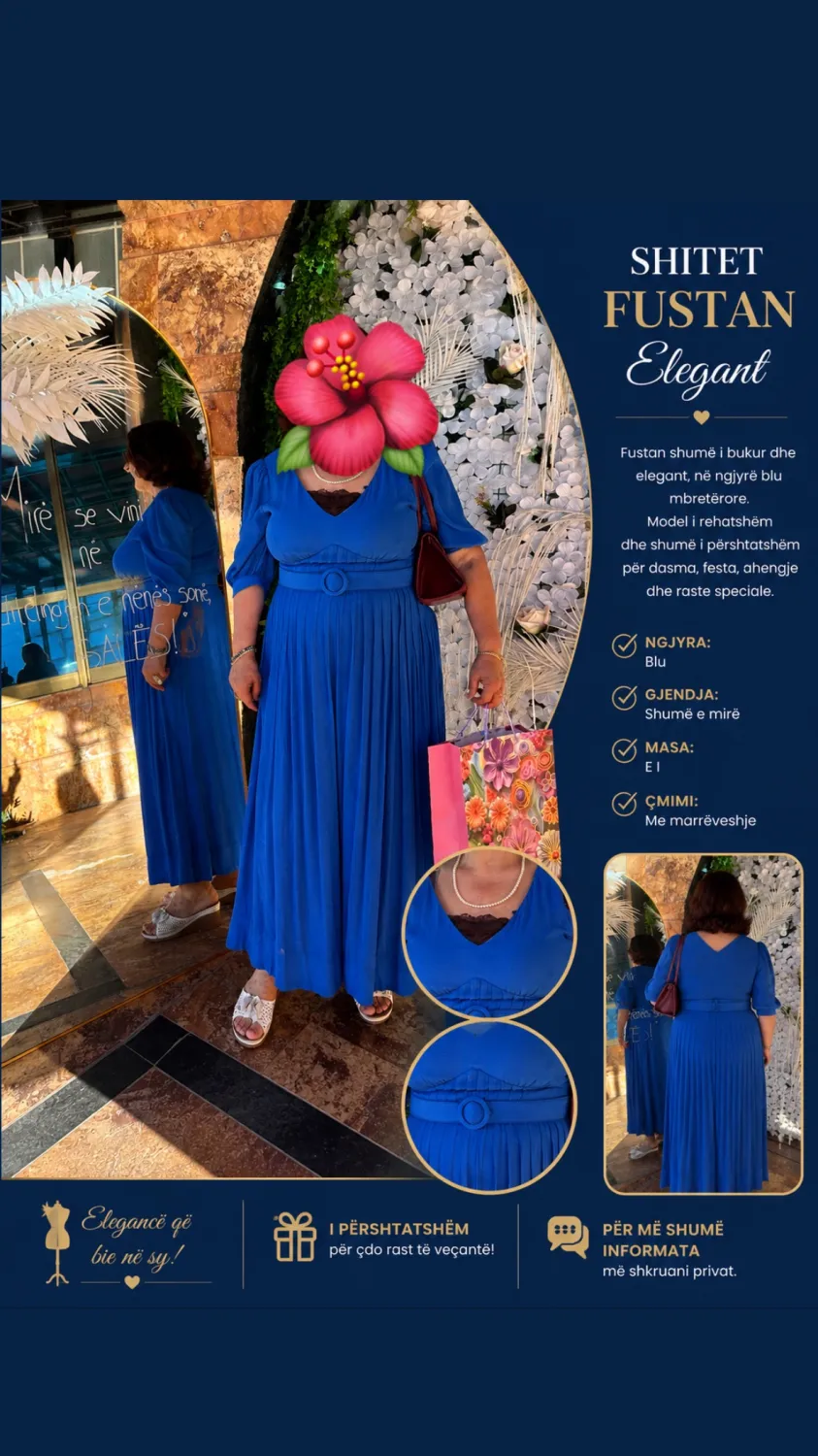 Fustan elegant i mendagsht