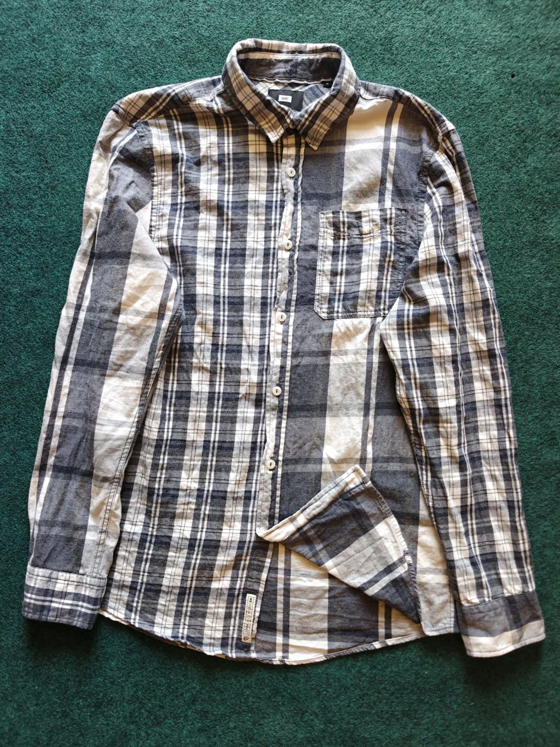 WE  -  Men's VALDIS MEL FL CHECK PANEL SHIRT