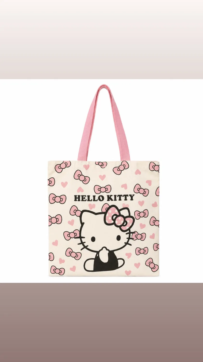 Tote bag me hello kitty