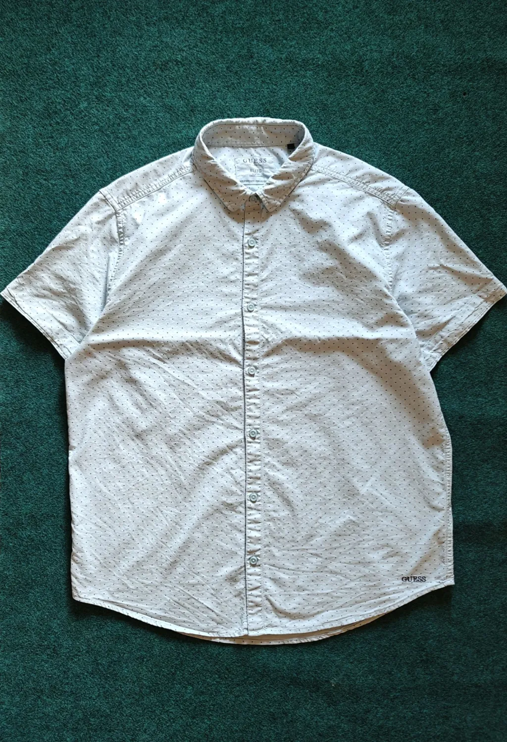 Guess  -  Men's Shirt Short Sleeve Light Blue