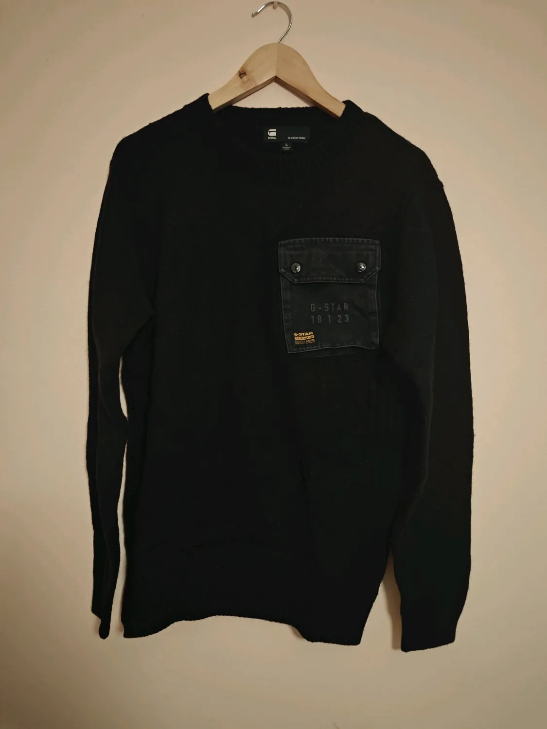 G-Star Raw  -  Army Pocket Ribbed Knit Sweater