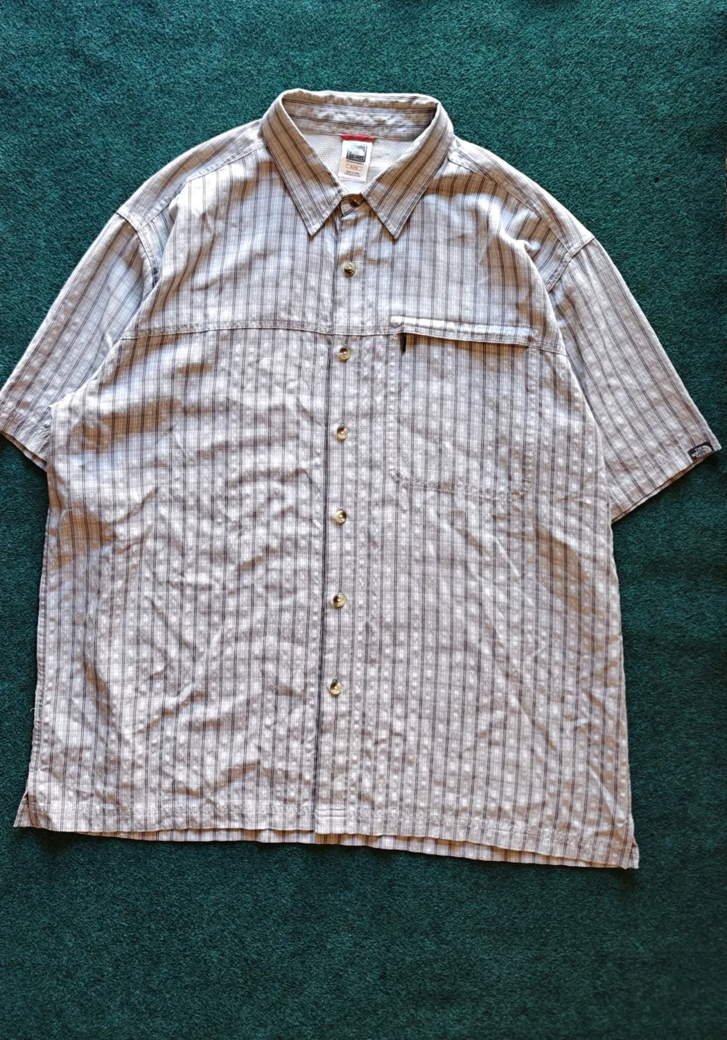 The North Face  -  Men's Plaid Outdoor Hiking Shirt Size XL