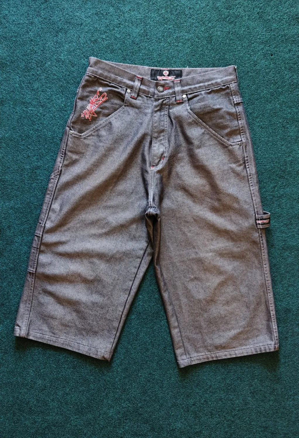 Rhyme Syndicate  -  Vintage 90s N.Y Syndicate Baggy Denim Jeans Gray