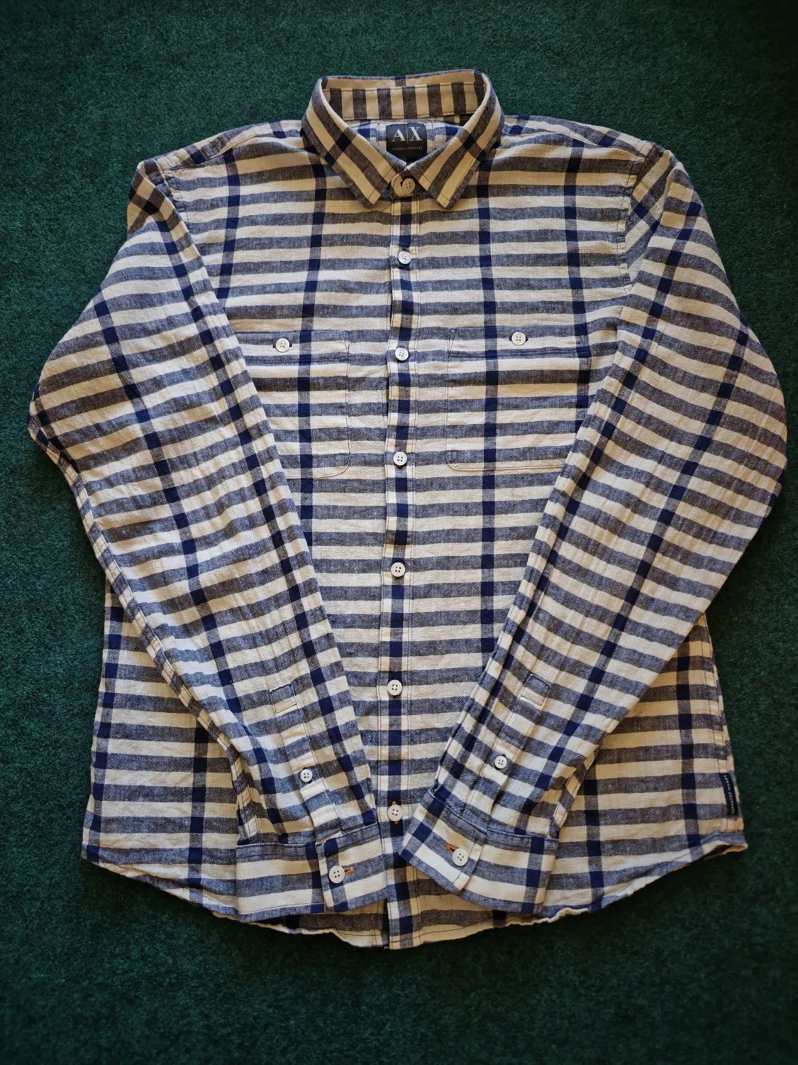 Armani Exchange  -  Men's Shirt Long Sleeve