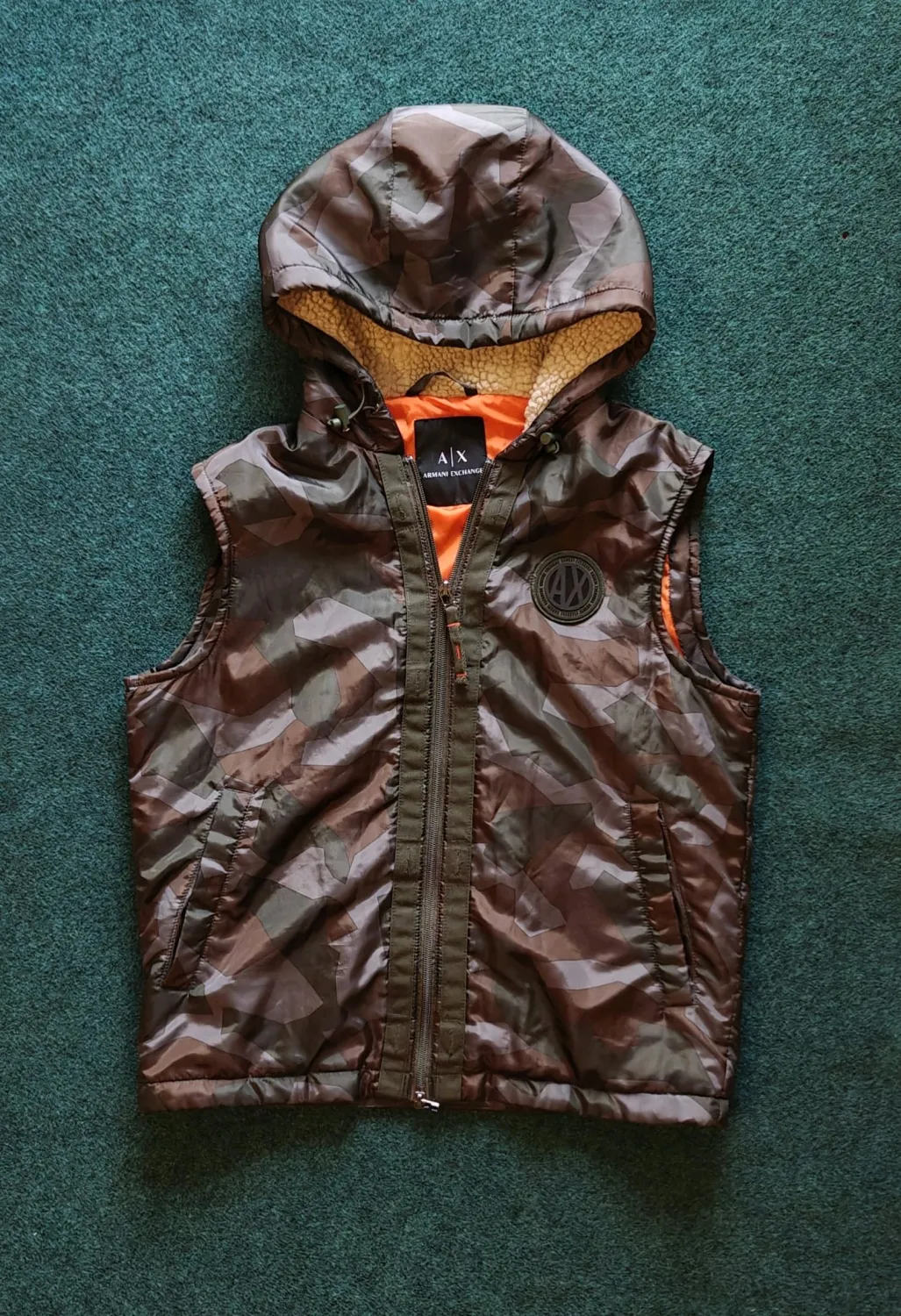 Armani Exchange - Men's Camo Puffer Vest