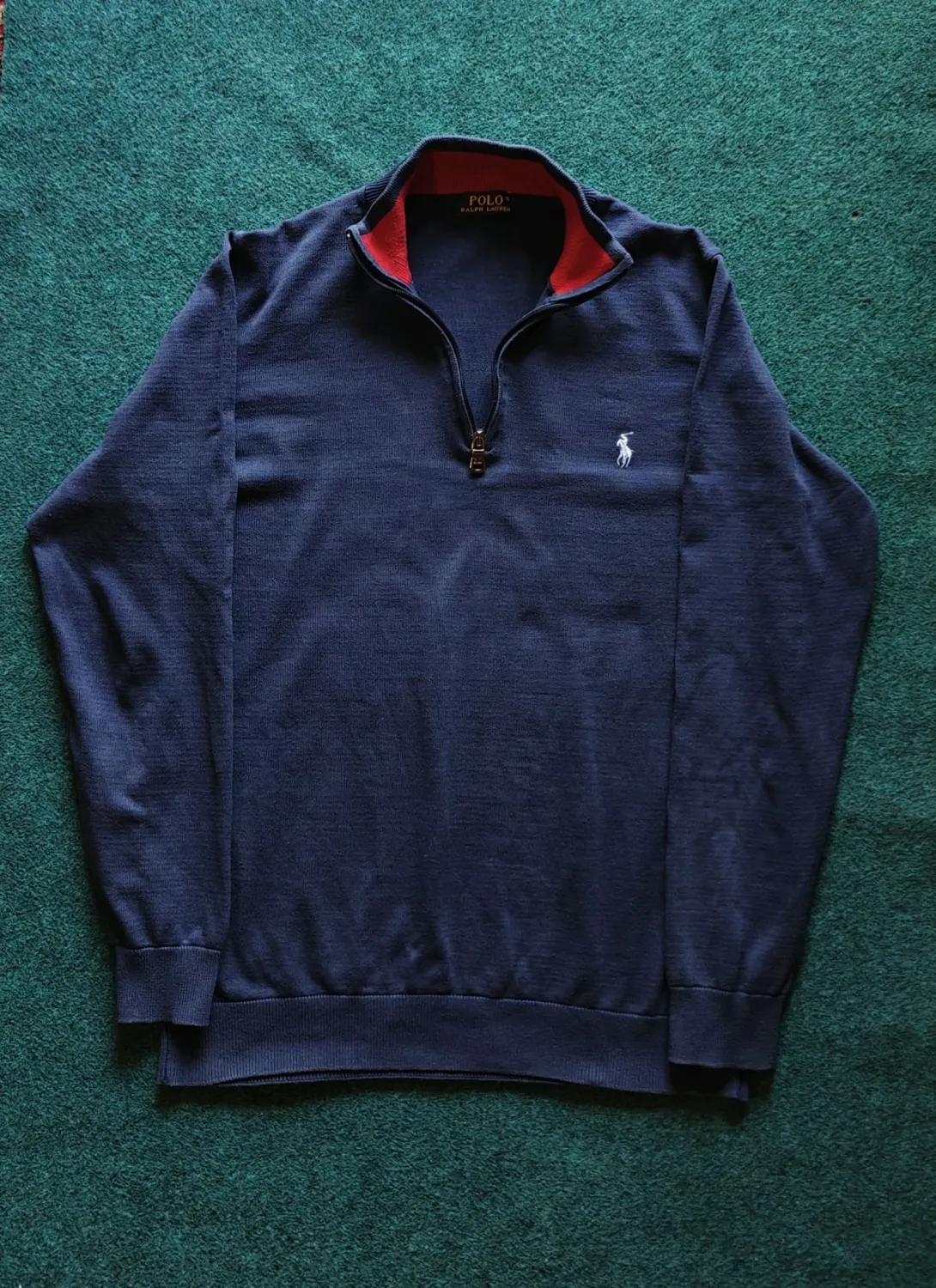 Polo Ralph Lauren - Quarter-Zip Cotton Mockneck Jumper