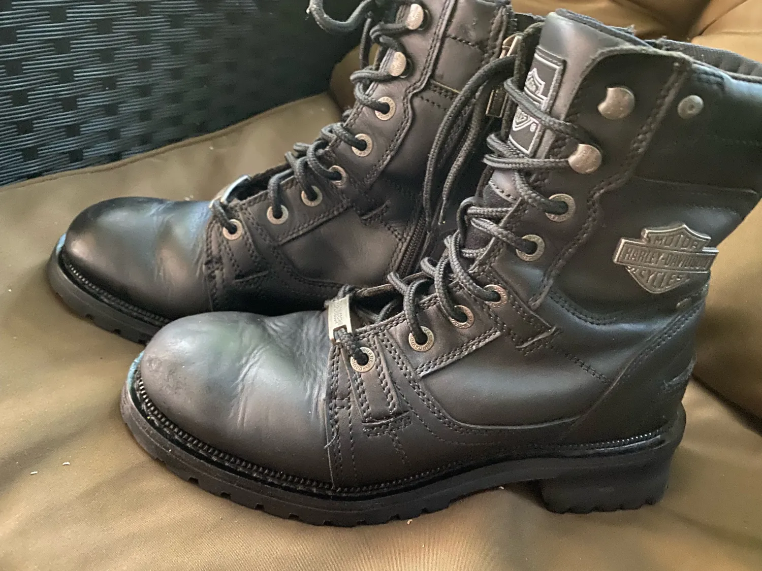 Çizme origjinale Harley-Davidson – Lëkurë e Vërtetë