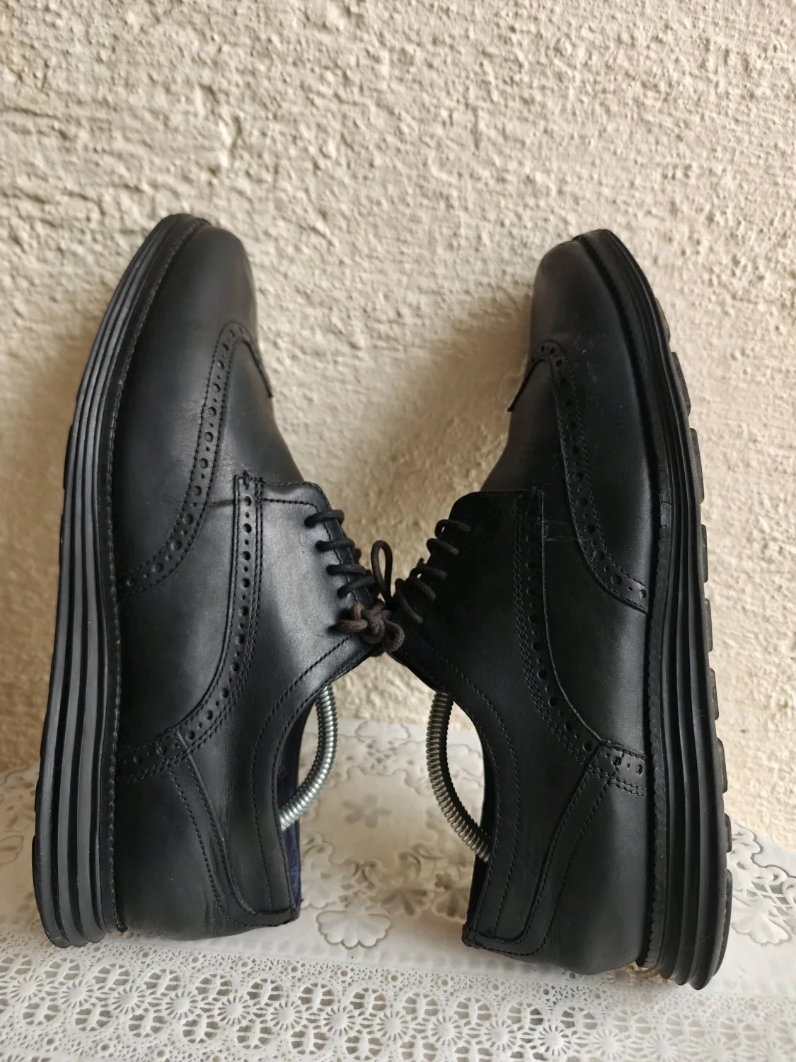 Cole Haan - Men's Original Grand Wingtip Oxfords Shoes - Black