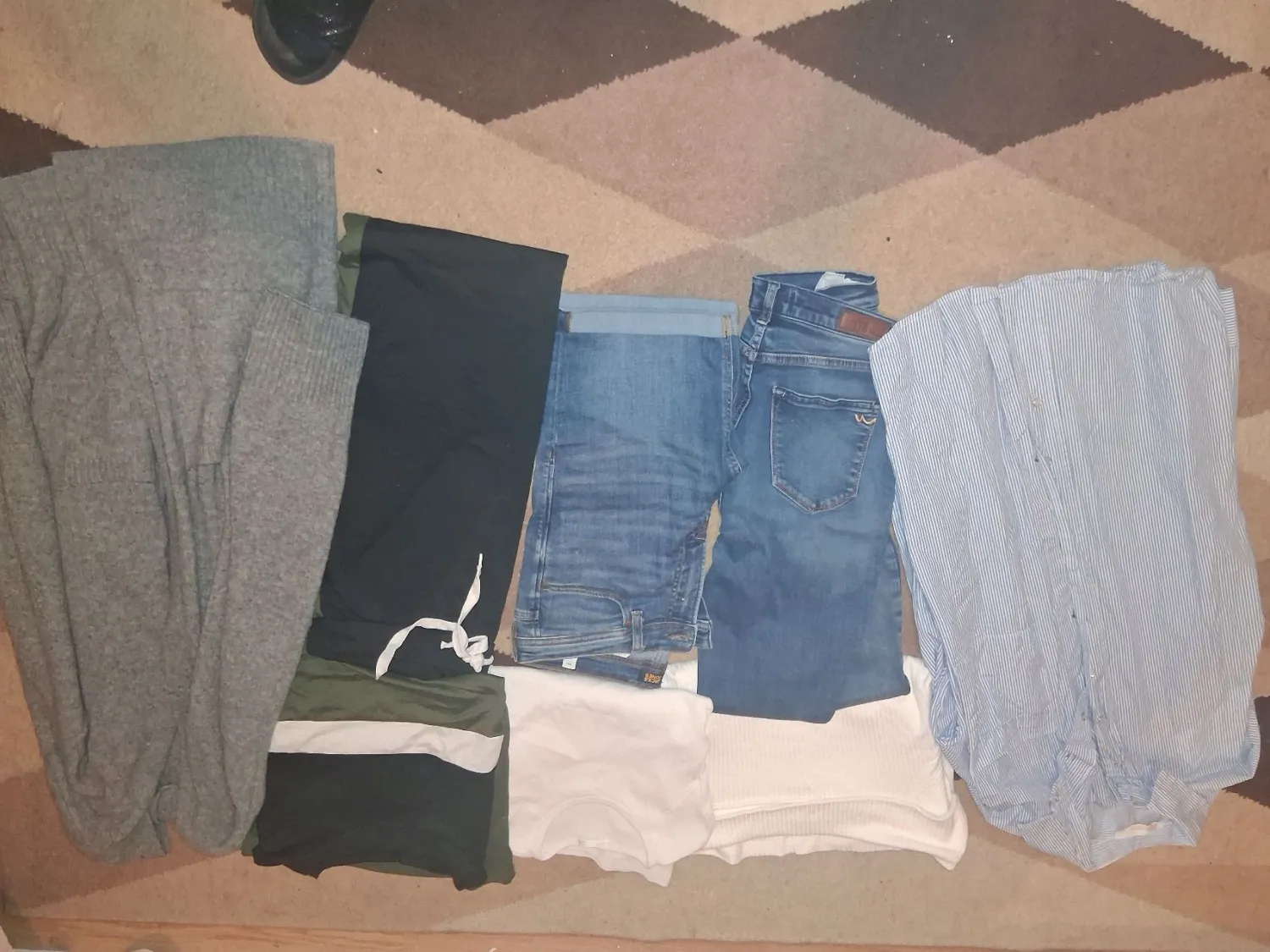 Veshje bluza xhinsa per femra.koplet kret