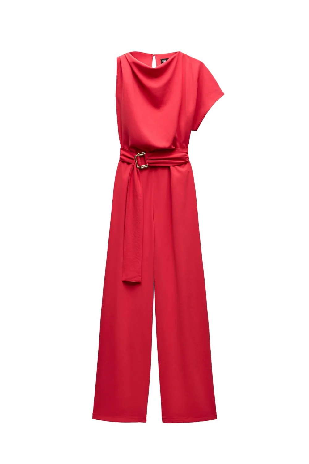 Jumpsuit i kuq elegant nga Zara