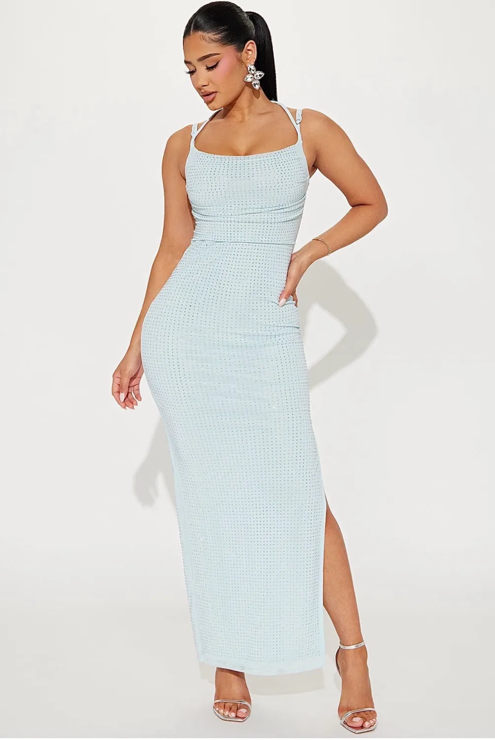 Fustan baby blue