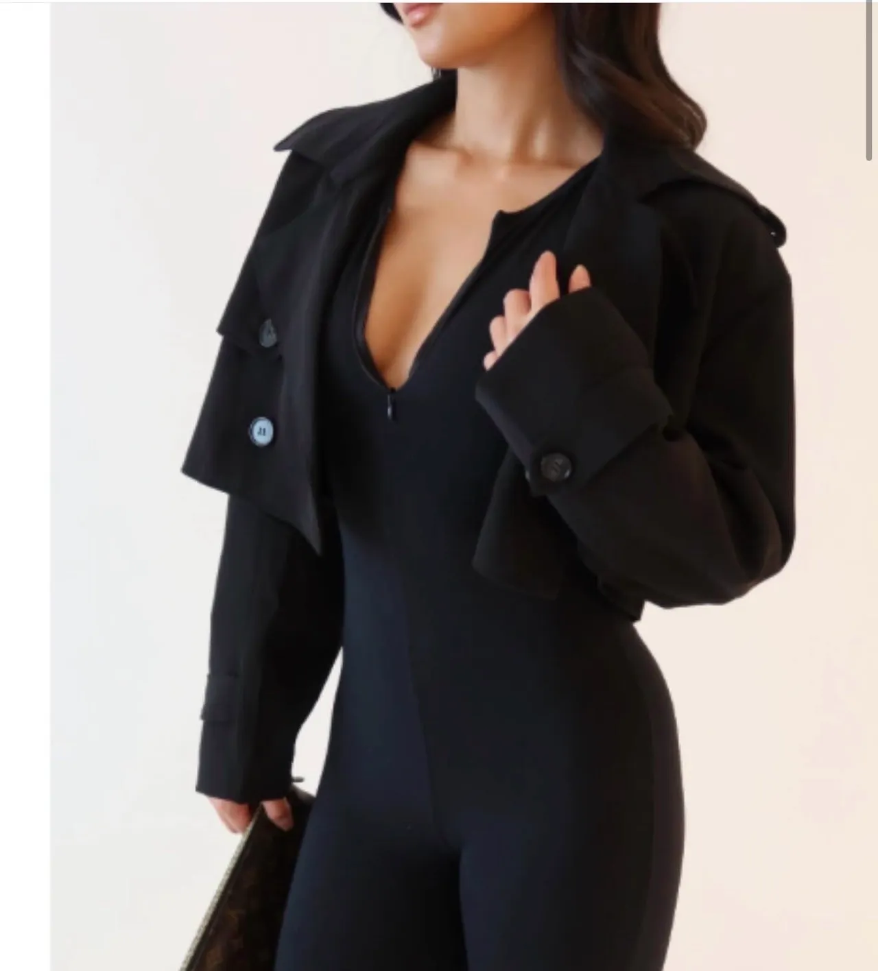 Cropped blazer